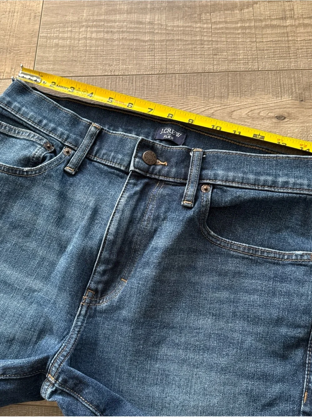 J Crew flex straight Men's Dark Blue Straight-Leg Jeans 30x30